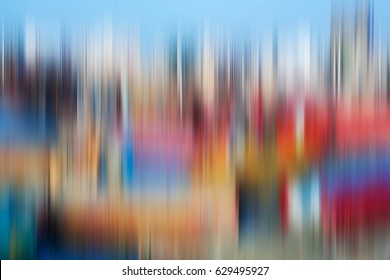 Psychedelic background based on blured landscape image