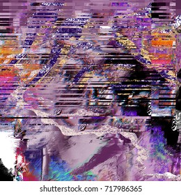 Psychedelic distorted background