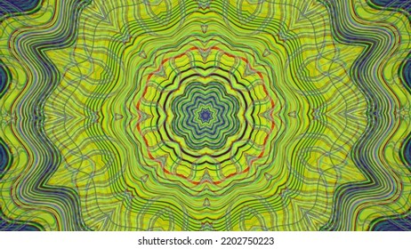 Psychedelic Dreamlike Background Art. Moving Fantasy Pattern. Magic Transformations Compilation For Web, Tv Show.