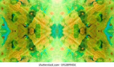 Psychedelic Endless color. Color Decor on Dark background. Papirus Grunge Style Effect. Tie Dye pattern. Ethnic Wool Textile. Beautiful Fluorescent Watercolor.