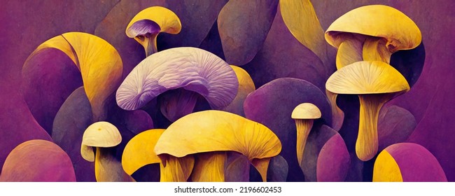 Psychedelic Lsd Mushroom Mushroom Trip Web Banner