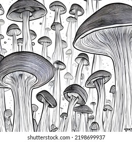 4,757 Magic mushroom sketch Images, Stock Photos & Vectors | Shutterstock