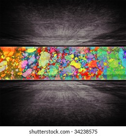 psychedelic room