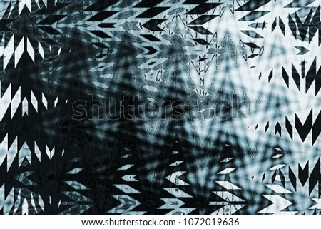 Psychedelic style background, zigzag pattern