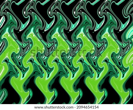 Psychedelic style background, zigzag pattern.Fashion pattern and textile printing.Paisley, striped fabric print pattern
