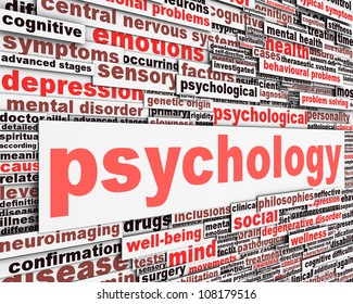 Psychology Message Conceptual Design Mental Health Stock Illustration ...