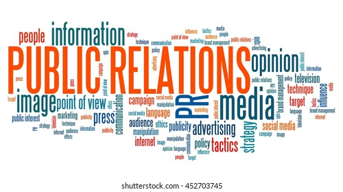 Public Relations Corporate Issues Concepts Word Stock Illustration ...