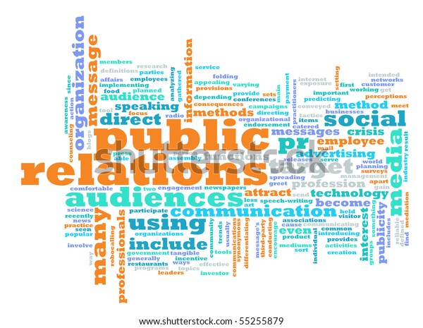 Public Relations Pr Concept Abstract Stock Illustration 55255879 ...