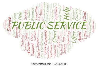 Public Service Word Cloud.