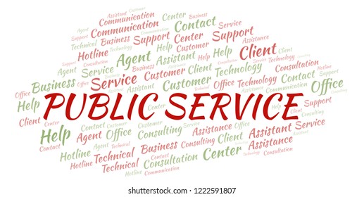 Public Service Word Cloud.