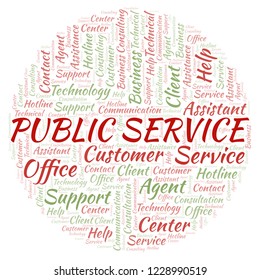 Public Service Word Cloud.