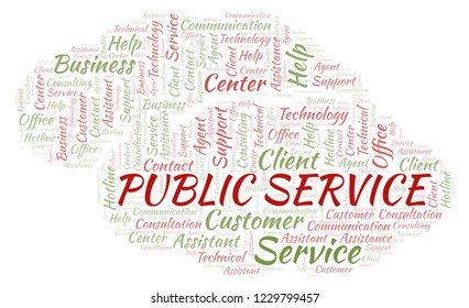 Public Service Word Cloud.