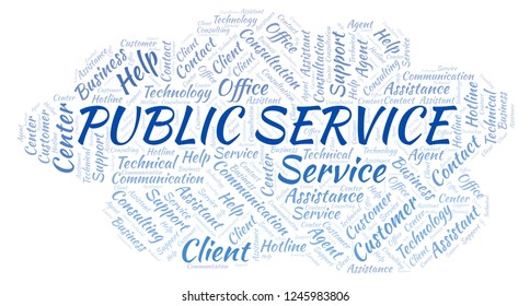 Public Service Word Cloud.