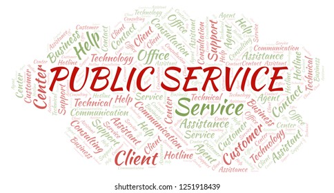 Public Service Word Cloud.