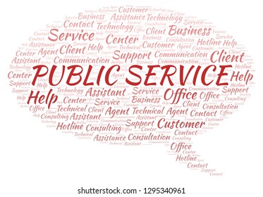 Public Service Word Cloud.