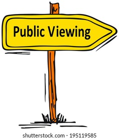 public viewing