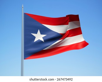 Puerto Rico 3d Flag Floating Wind Stock Illustration 267473492 ...