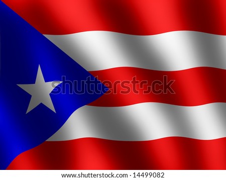 Download Puerto Rico Flag Waving Wind Vector Stock Illustration ...