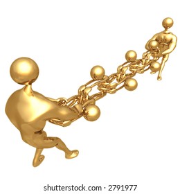 Pulling Manpower Chain