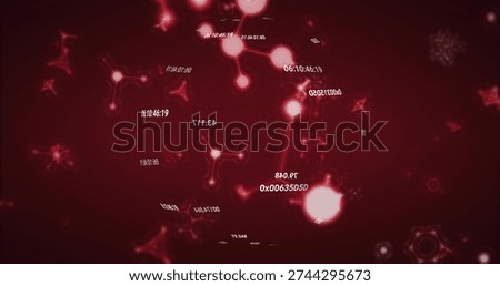Pulsing node cluster with bright orb occupying center in data display, showing hex timestamps. Neon, futuristic, network, molecule, hexagon, grid, glow