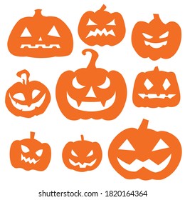 Pumpkin Face Halloween Set Pack