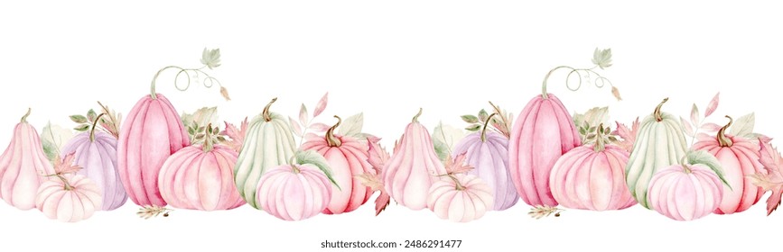 Borde calabazas  flores