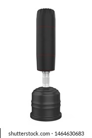 Punching Bag Stand Isolated. 3D Rendering