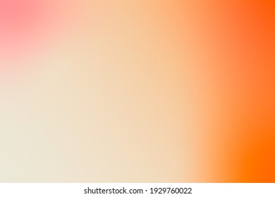 Pure Lo-fi Grain Gradient Texture. Orange Gradient Background. Spray Paint Brush. Warm Undertone Gradients For Banner Design, Creative Minimal Poster, Template Label Cosmetics. Minimalistic Backdrop.