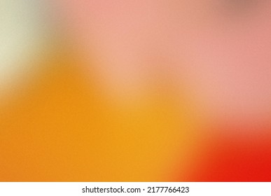 Pure Lo-fi Grain Gradient Texture. Orange Gradient Background. Purple Spray Paint Brush. Turquoise Undertone Gradients For Banner Design, Minimal Poster, Label Cosmetics. Multicolor Liquid Backdrop.