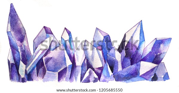 amethyst purple crystals