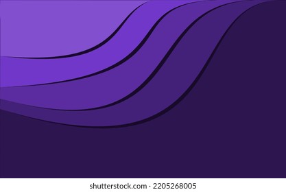 Purple Background Cut Paper Effect