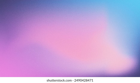 Purple blue light gradient background grainy textured vibrant banner poster backdrop header cover design, abstract color wave, noisy backdrop banner poster header cover design, retro abstract design