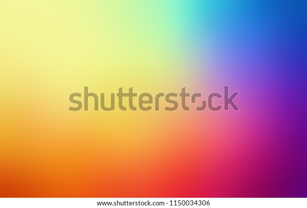 Purple Blue Red Yellow Gradient Abstract Stock Illustration