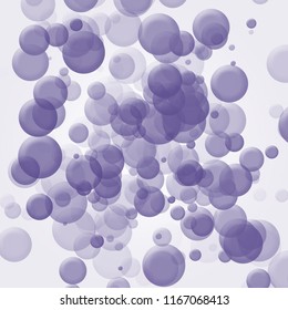 Purple Bubbles Background