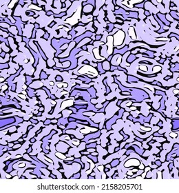 Purple camo very peri color of the year seamless pattern texture. Colorful trend tone on tone linen texture. Camouflage fabric effect background. High quality JPG raster tile.