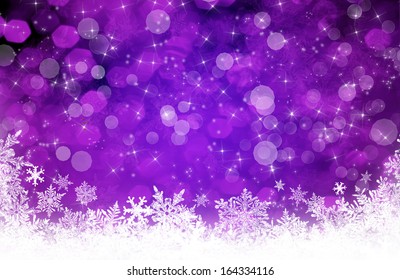 Purple Christmas Background