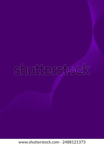 purple with creative waves circular smooth background design