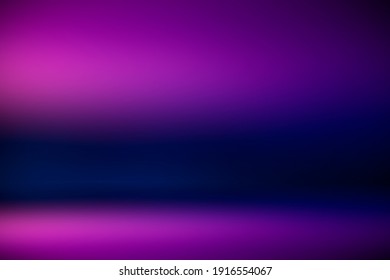 Purple empty room. Blurred background 3d. Abstract lilac background. Studio.