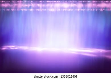 Purple  empty room studio gradient, Light purple spotlight backdrop used for background and display your product