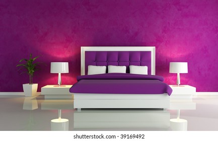 Purple Fashion Bedroom