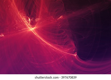Purple Glow Energy Wave Lighting Effect Stock Illustration 397670839 ...