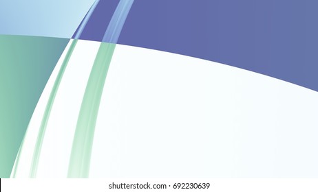 Purple, green, blue and white abstract fractal background with crossing curves on the left. Text space. Page layout template with space for text. For use in business, marketing, for presentations etc. - Powered by Shutterstock