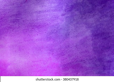 Purple Grunge In Watercolor