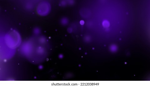 Purple Lens Flare Particles. Abstract Background. Christmas Wallpaper