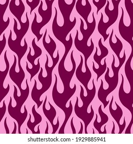 Purple And Pink Flame Pattern