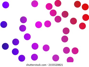 Purple And Red Cicle Abstract Shape Pattern 