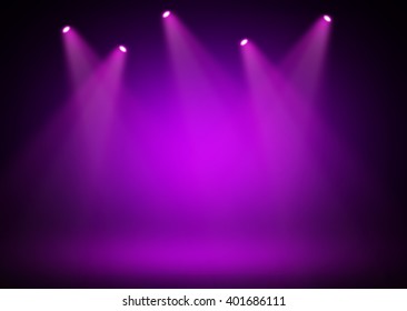 Purple Stage Background