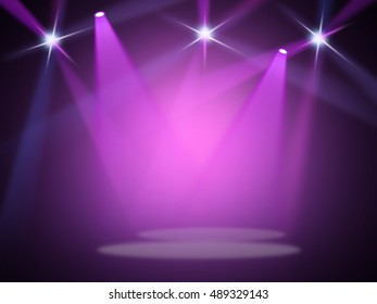 Purple stage background
