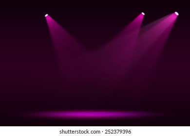 Purple stage light background 