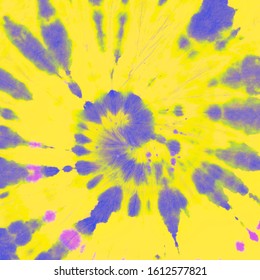 Purple Tye Die Spiral. Yellow Funky Repeat. Circular Art Roll. Colorful Fabric Circle. 60s Style. Tiedye Spiral. Blue Hippie Repeat. Circular Art Round. Pink Fabric Design. Tye Dye Spiral.